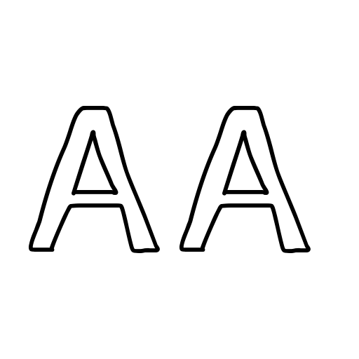 AZ Font icon