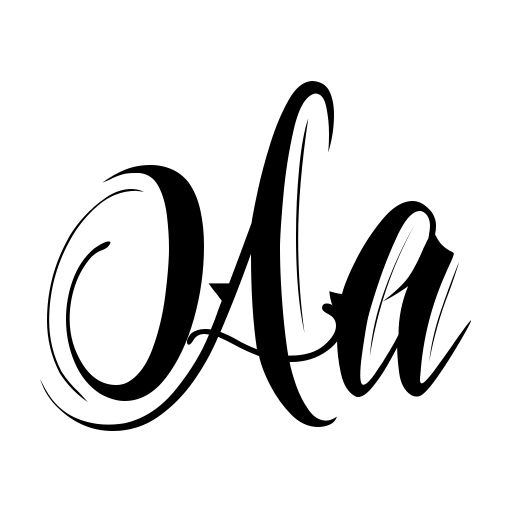 Azkanio Script Font icon