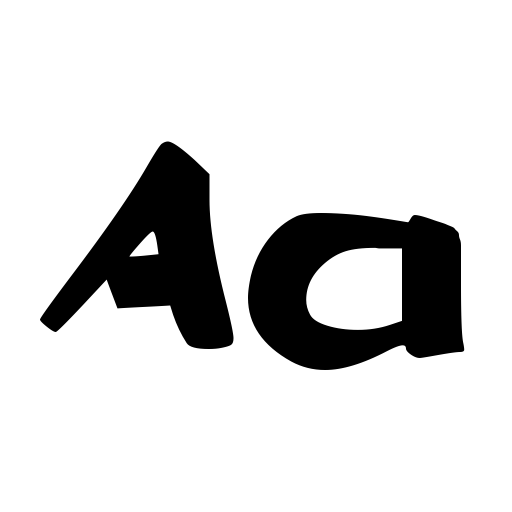 b Back Alley Font icon