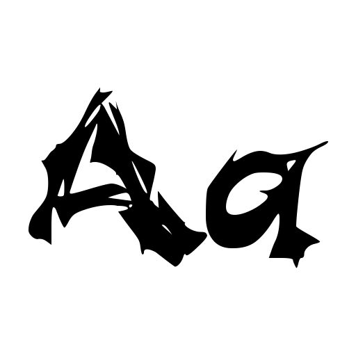 b Batman Robinson Font icon