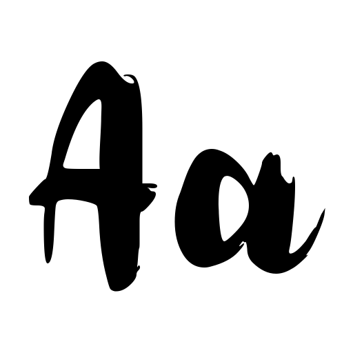 b Berbisik Font icon