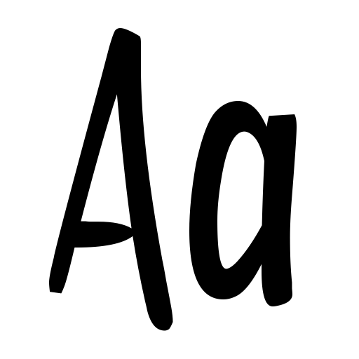 b Besar Font icon
