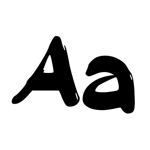 b Blue Vanilla Font preview