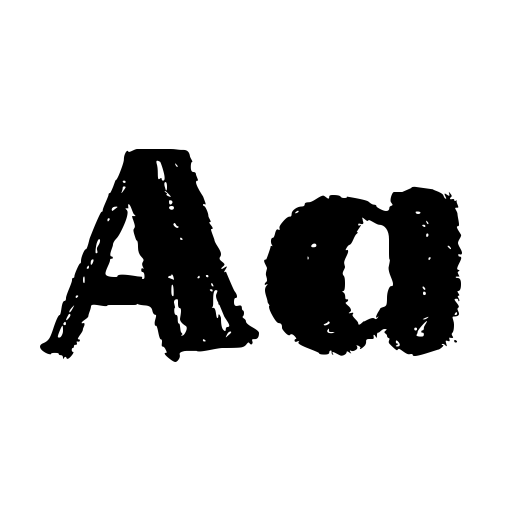 b Burled Walnut Font icon