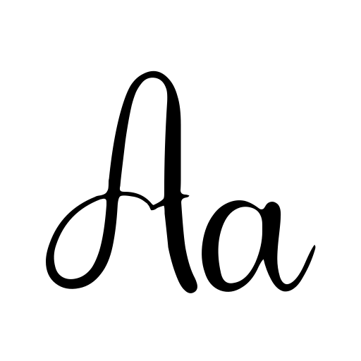 Baby Birthday Font icon