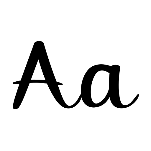 Baby Boy Font icon