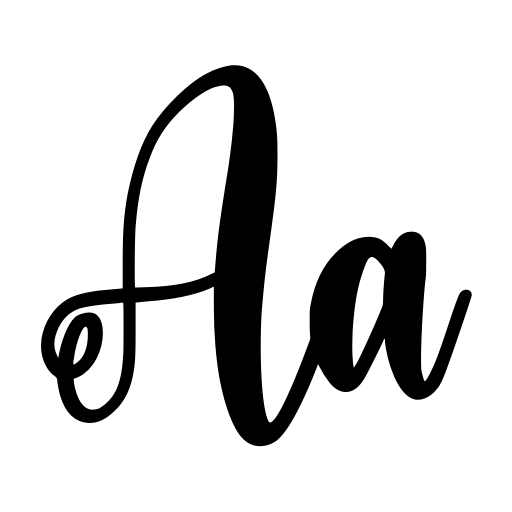 Baby Caroline Script Font icon