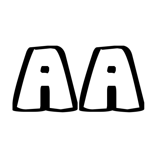 Baby Eskimo Kisses Font icon