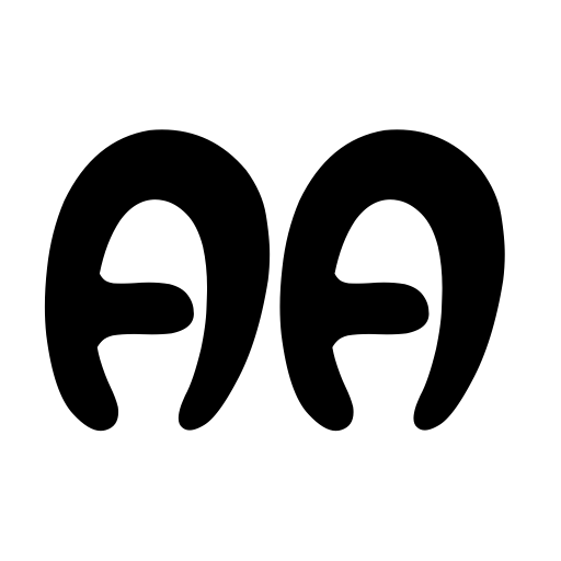 Baby Magpies Font icon