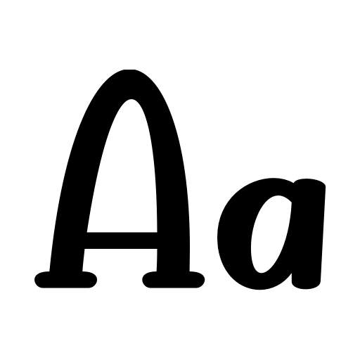 Baby Rose Font icon