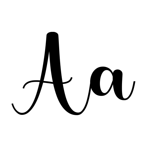 Baby Script Font icon