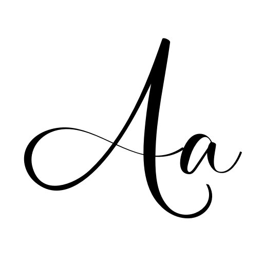 Baby Signature Font icon