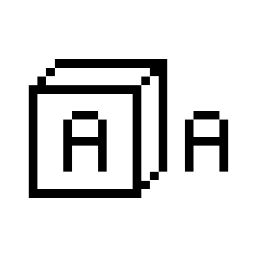 Baby blocks Font icon