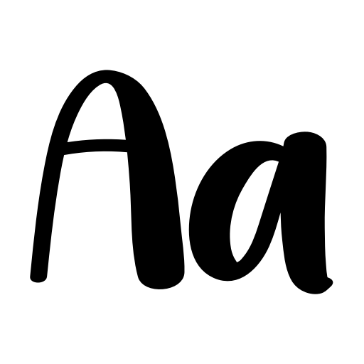 Babydoll Font icon
