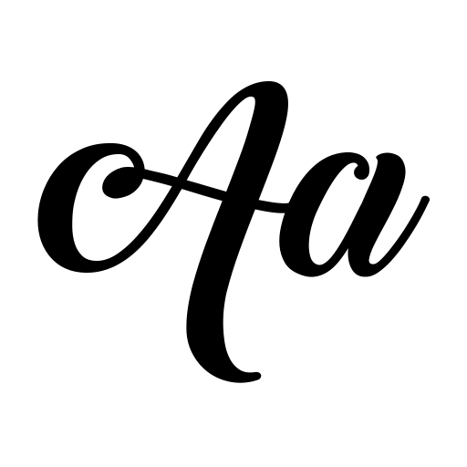 Back to Black Demo Font icon