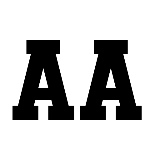 Backed Font preview