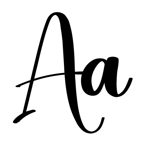 Backlight Font preview