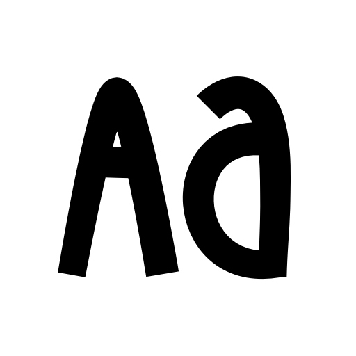 Backround Font preview