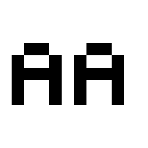 BackwardsPixelized Font icon