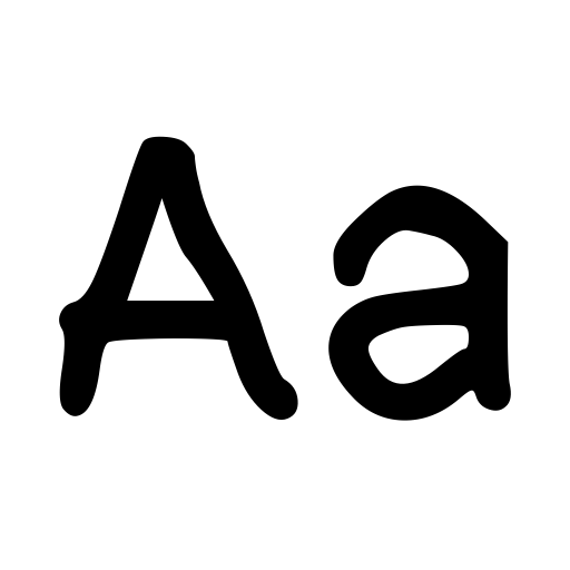 bad handwriting Font icon