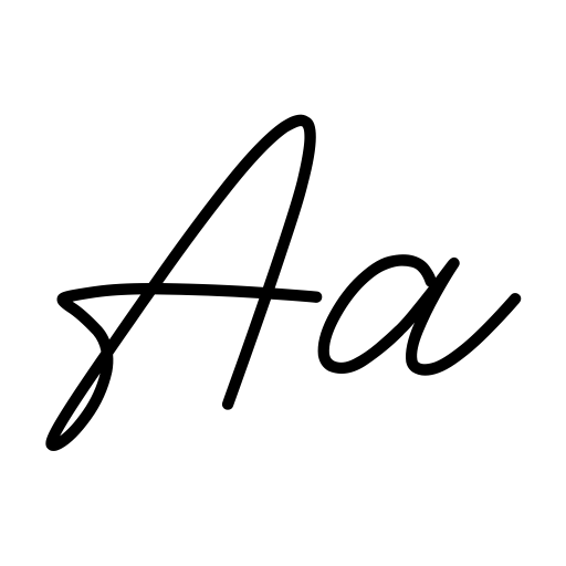 Balcony Signature Font icon