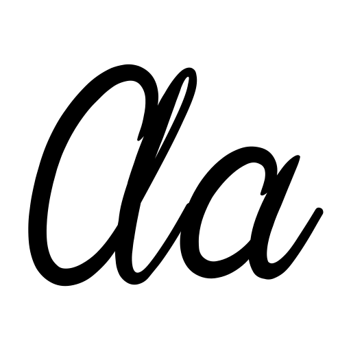 Baline Script Font icon