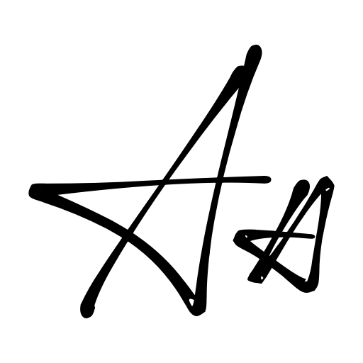 Ballpoint Signature Font icon