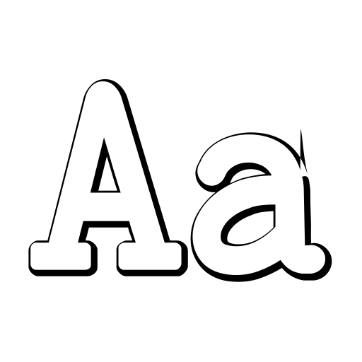 BaltimoreTypewriterBold Beveled Font icon