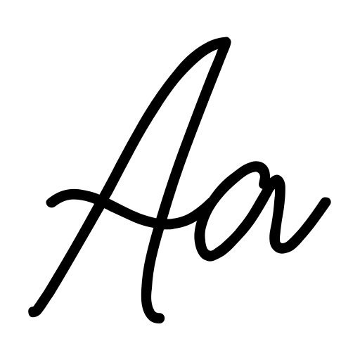 Bambi Handwritten Font icon