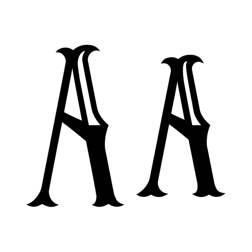 BangorE Font icon