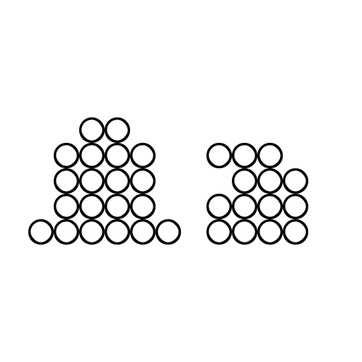 Bar dot Font icon
