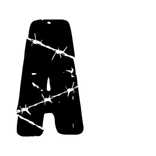 Barb Wire Club Font icon