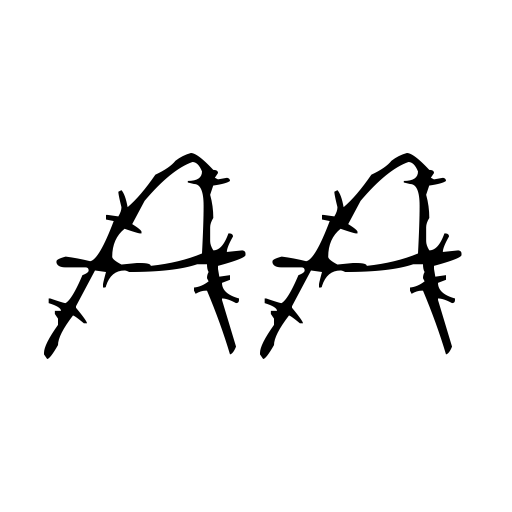 Barbed Wires Font icon