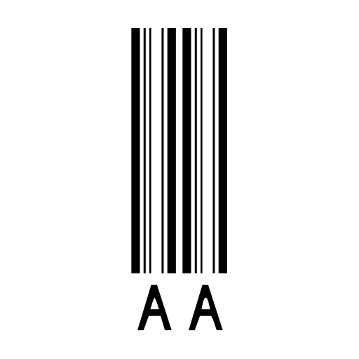 barcode font icon