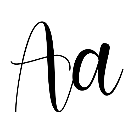 barisha script - Personal Use Font icon