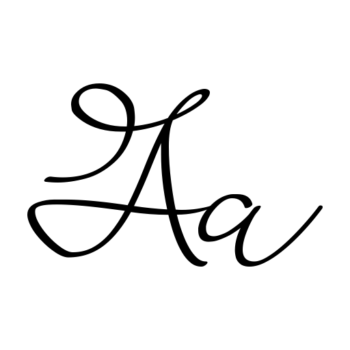Barista Script Font icon
