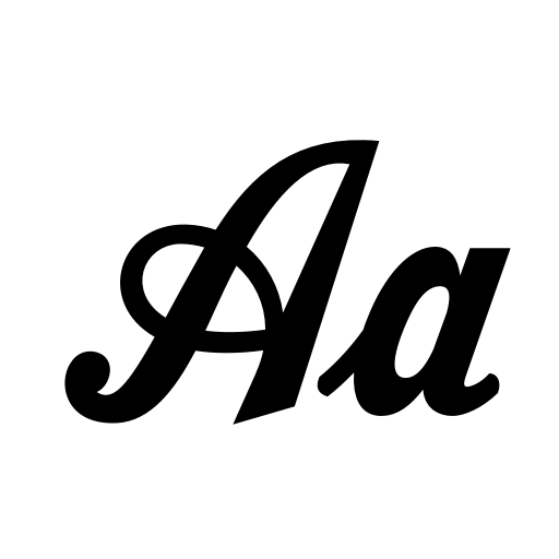 Barney Script PERSONAL USE Font icon