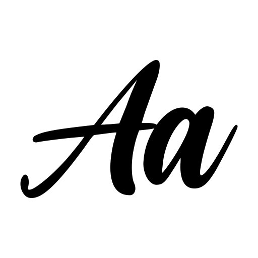 Bartender and Cocktail Font icon