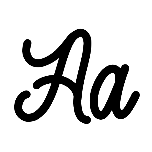 Bartond Script Font icon