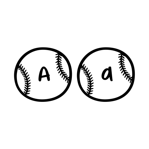 Baseball Letters Demo Font icon