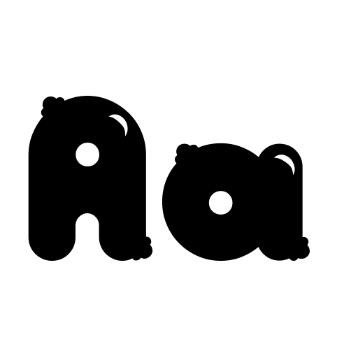 Bath Time Font icon