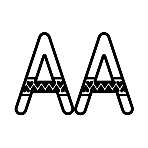 Batik Dress Font icon