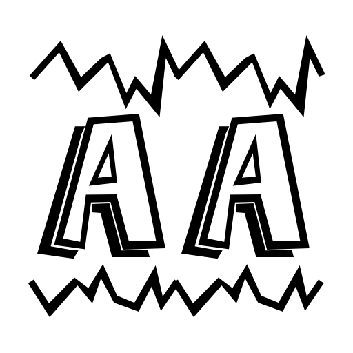 Batman Beat the hell Outta Me Font icon