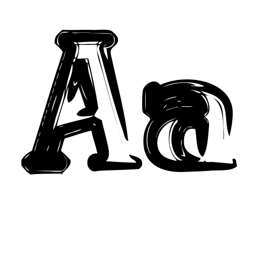 Bavure Font preview