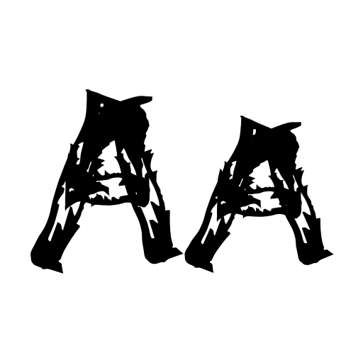BE-WILD Brush Font preview