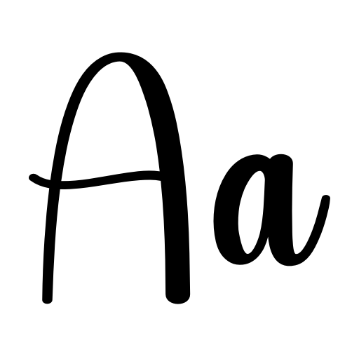 Beach Fishing Font icon