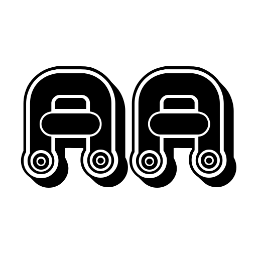 Beach Rocks Font icon