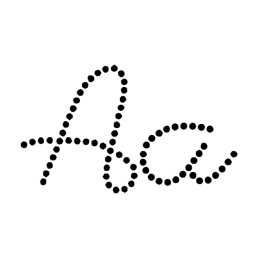 Beadwork Font icon