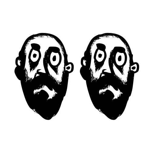 Beard Man Font icon