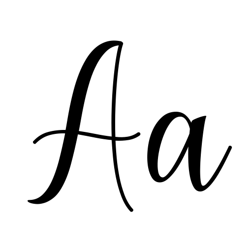 Beautiful Font icon